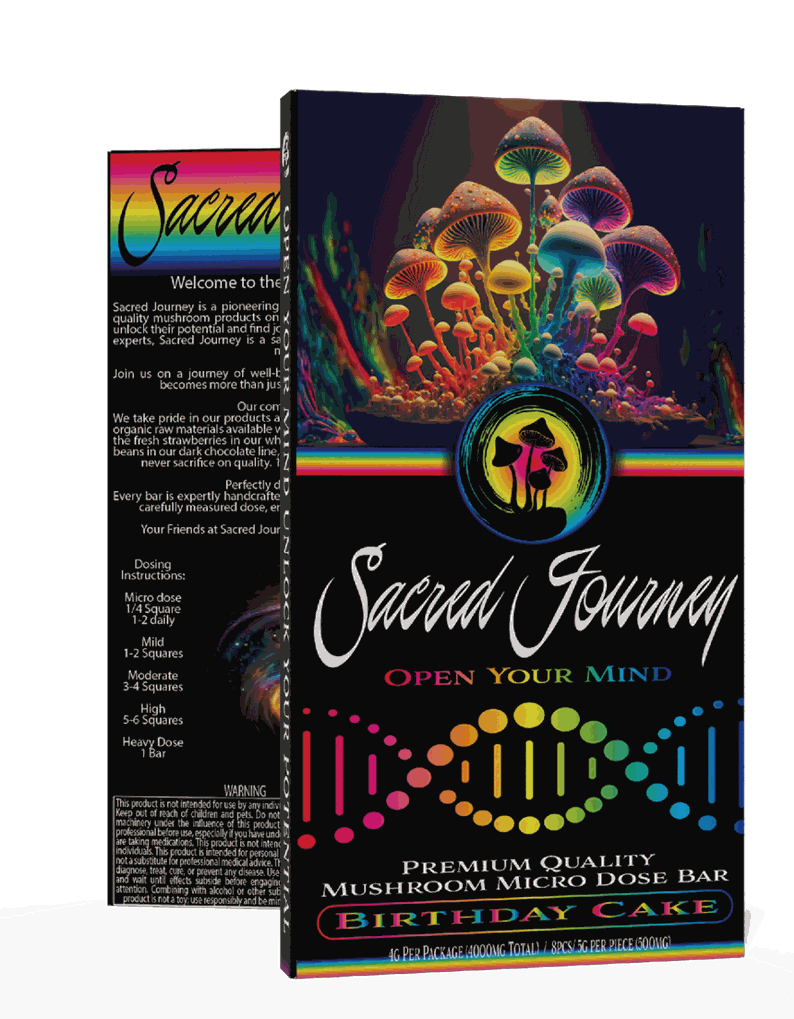 Sacred Journey: Mushroom Chocolate Bar