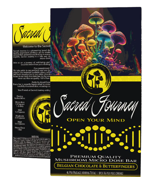 Sacred Journey: Mushroom Chocolate Bar